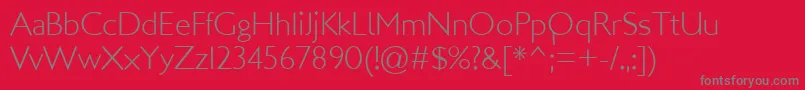 LondonMM Font – Gray Fonts on Red Background