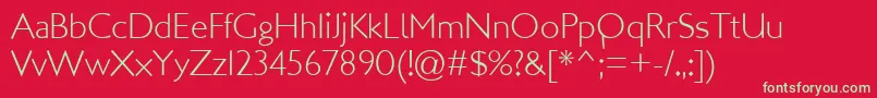 LondonMM Font – Green Fonts on Red Background