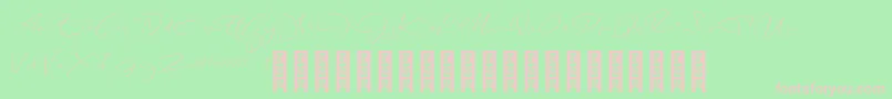 LongNightDemo Regular Font – Pink Fonts on Green Background