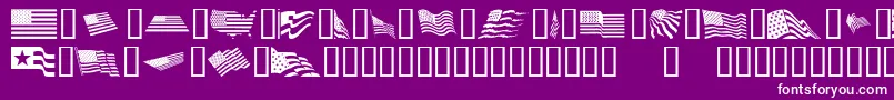 LOOKA    Font – White Fonts on Purple Background