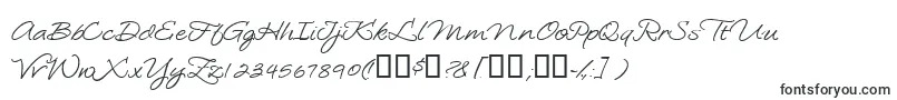 Шрифт Loosiescript – надписи красивыми шрифтами