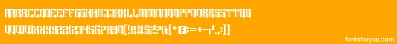 Lord Juusai Reigns Font – White Fonts on Orange Background