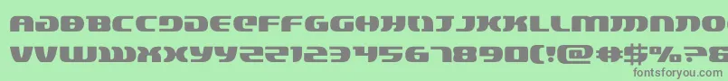 lordsith3 Font – Gray Fonts on Green Background