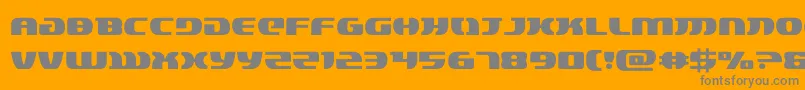 lordsith3 Font – Gray Fonts on Orange Background