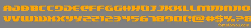 lordsith3 Font – Orange Fonts on Gray Background