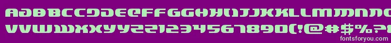 lordsith3 Font – Green Fonts on Purple Background