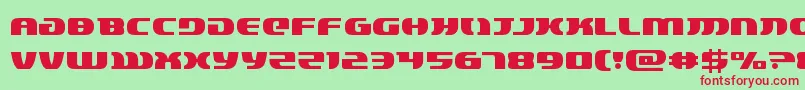 lordsith3 Font – Red Fonts on Green Background