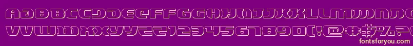 lordsith33d Font – Yellow Fonts on Purple Background