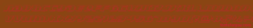 lordsith33dital Font – Red Fonts on Brown Background