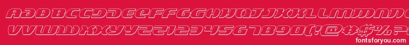 lordsith33dital Font – White Fonts on Red Background