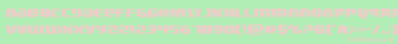 lordsith3cond Font – Pink Fonts on Green Background