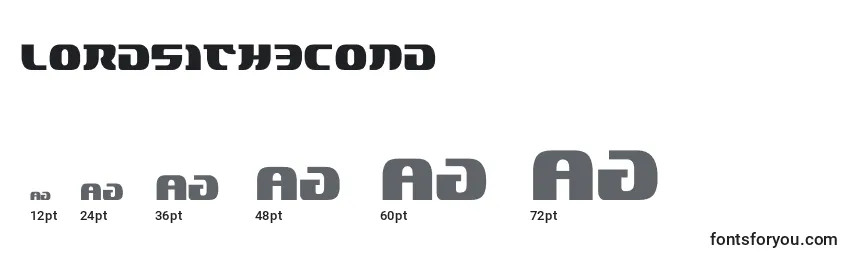 Lordsith3cond (132890) Font Sizes