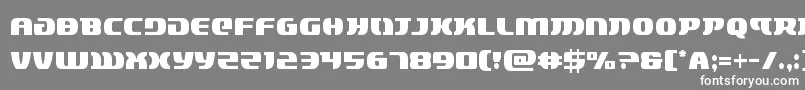 lordsith3cond Font – White Fonts on Gray Background