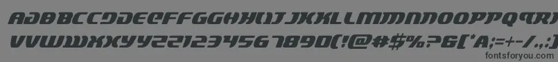 Шрифт lordsith3condital – чёрные шрифты на сером фоне