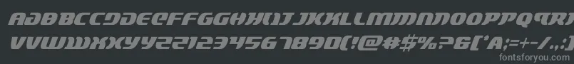 Шрифт lordsith3condital – серые шрифты на чёрном фоне