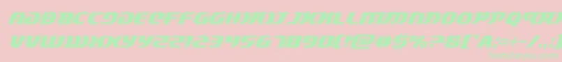lordsith3condital-fontti – vihreät fontit vaaleanpunaisella taustalla