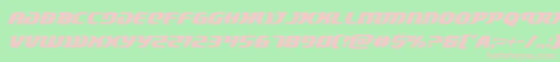 lordsith3condital Font – Pink Fonts on Green Background