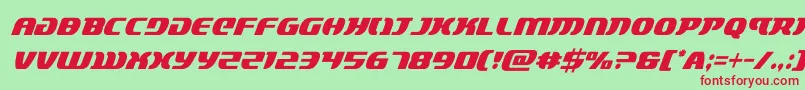 lordsith3condital-fontti – punaiset fontit vihreällä taustalla