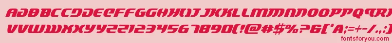 lordsith3condital-fontti – punaiset fontit vaaleanpunaisella taustalla