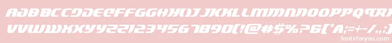 Шрифт lordsith3condital – белые шрифты на розовом фоне