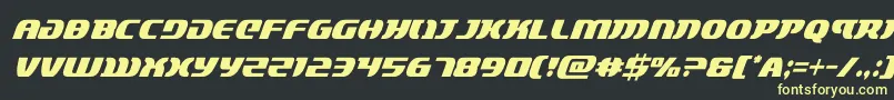 lordsith3condital-Schriftart – Gelbe Schriften auf schwarzem Hintergrund