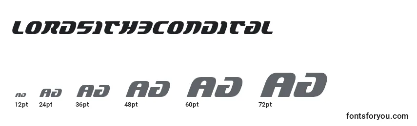 Lordsith3condital (132893) Font Sizes