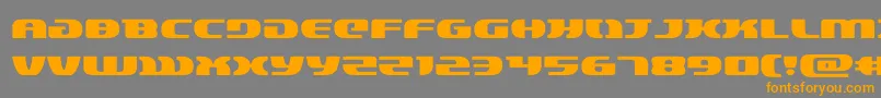 Weitere Informationen zur lordsith3expand-Schriftart lordsith3expand-Schriftart – Orangefarbene Schriften auf grauem Hintergrund