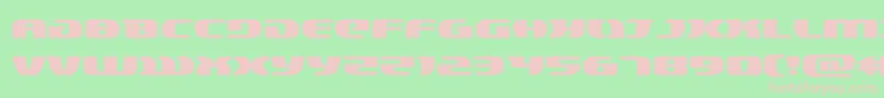 lordsith3expand Font – Pink Fonts on Green Background