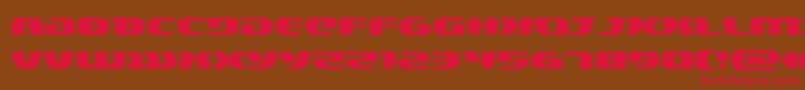 lordsith3expand Font – Red Fonts on Brown Background