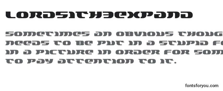 Lordsith3expand (132894) Font