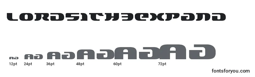 Lordsith3expand (132895) Font Sizes
