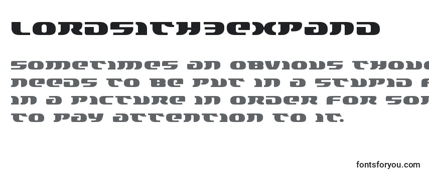 Lordsith3expand (132895) Font