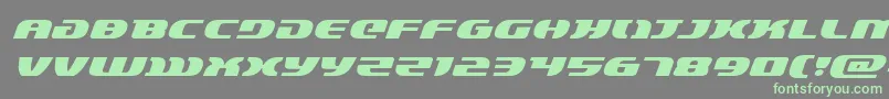 More about lordsith3expandital Font lordsith3expandital Font – Green Fonts on Gray Background