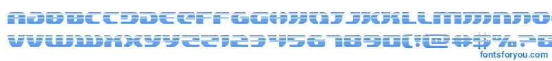 フォントlordsith3grad – 白い背景に青い文字