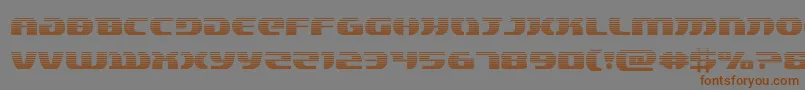 lordsith3grad Font – Brown Fonts on Gray Background