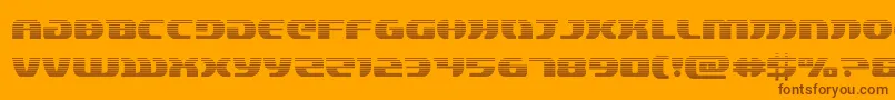 Weitere Informationen zur lordsith3grad-Schriftart lordsith3grad-Schriftart – Braune Schriften auf orangefarbenem Hintergrund