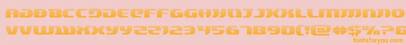 lordsith3grad Font – Orange Fonts on Pink Background