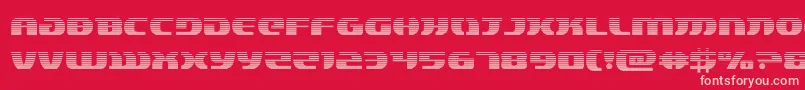 lordsith3grad Font – Pink Fonts on Red Background