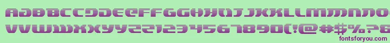 lordsith3grad Font – Purple Fonts on Green Background