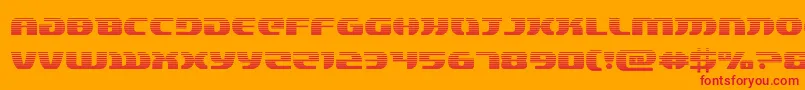 lordsith3grad Font – Red Fonts on Orange Background