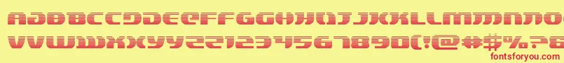 lordsith3grad Font – Red Fonts on Yellow Background