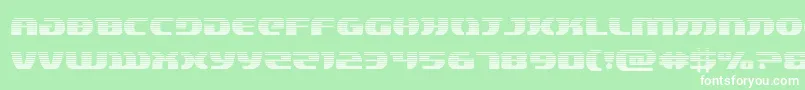 lordsith3grad Font – White Fonts on Green Background