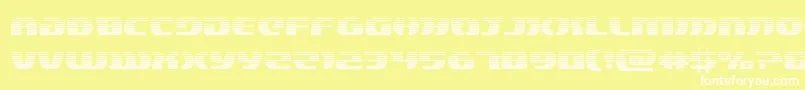 lordsith3grad Font – White Fonts on Yellow Background