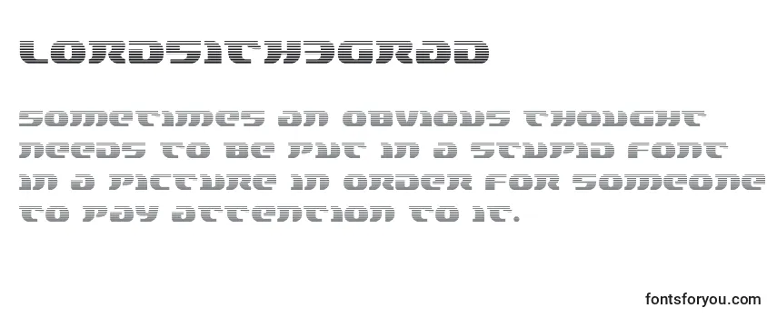 Обзор шрифта Lordsith3grad (132898)