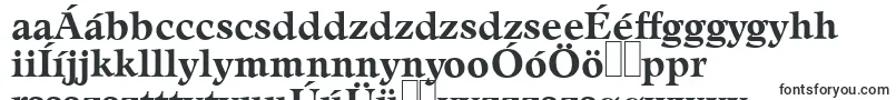 Шрифт LeamingtonserialBold – венгерские шрифты