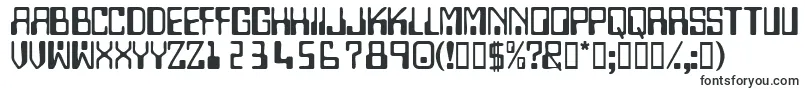 Technodisplaycapsssk-Schriftart – Schriften für Google Chrome