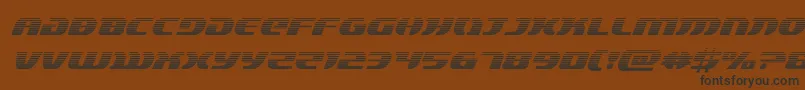 lordsith3gradital Font – Black Fonts on Brown Background