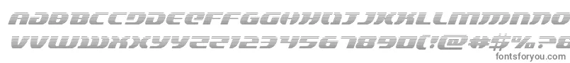 lordsith3gradital-fontti – harmaat kirjasimet valkoisella taustalla
