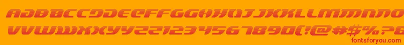 lordsith3gradital Font – Red Fonts on Orange Background