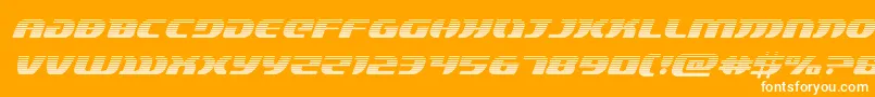 lordsith3gradital Font – White Fonts on Orange Background